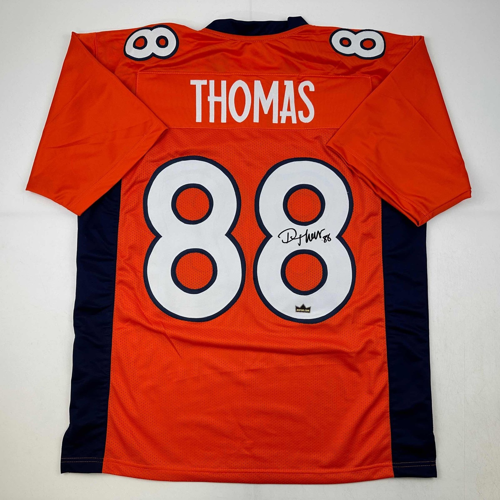 Facsimile Autographed Demaryius Thomas Denver Orange Jersey Size Mens XL Facsimile Autographed Demaryius Thomas Denver Orange Jersey Size Mens XL