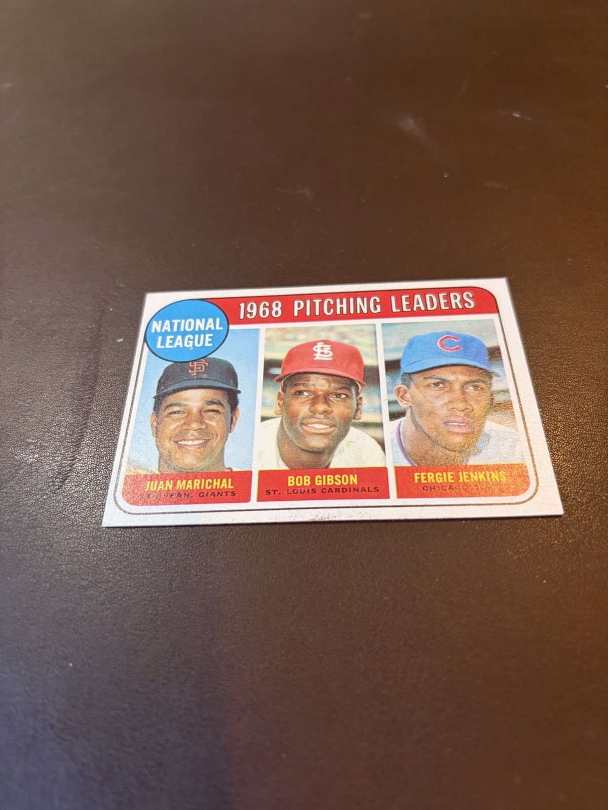 1969 Topps - League Leaders Bob Gibson, Juan Marichal, Fergie Jenkins #10 1969 Topps - League Leaders Bob Gibson, Juan Marichal, Fergie Jenkins #10