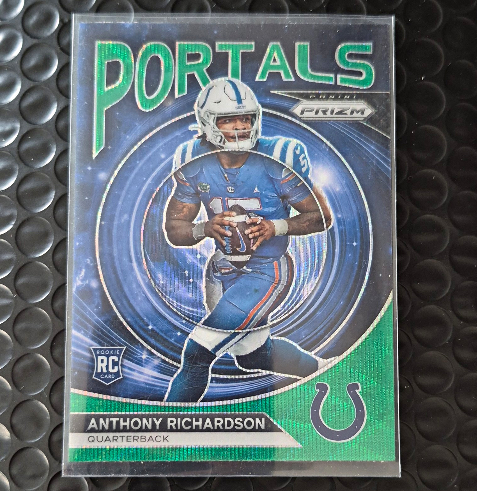 Panini 2023 Prizm Football Portals Anthony Richardson Colts #PO-5 RC Green