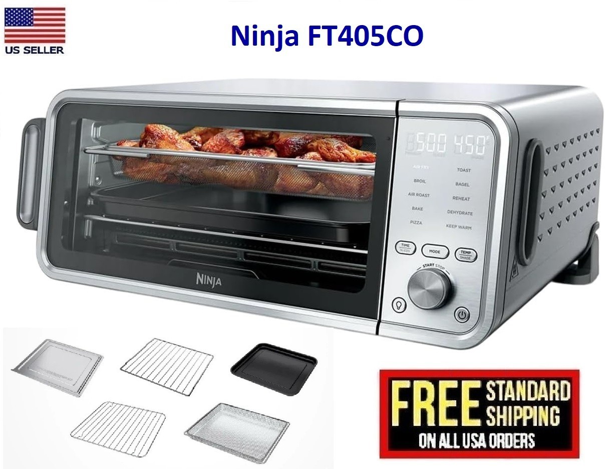 Ninja Flip 10-in-1  flip up away digital extra large Toaster Oven Air Fryer 17Qt