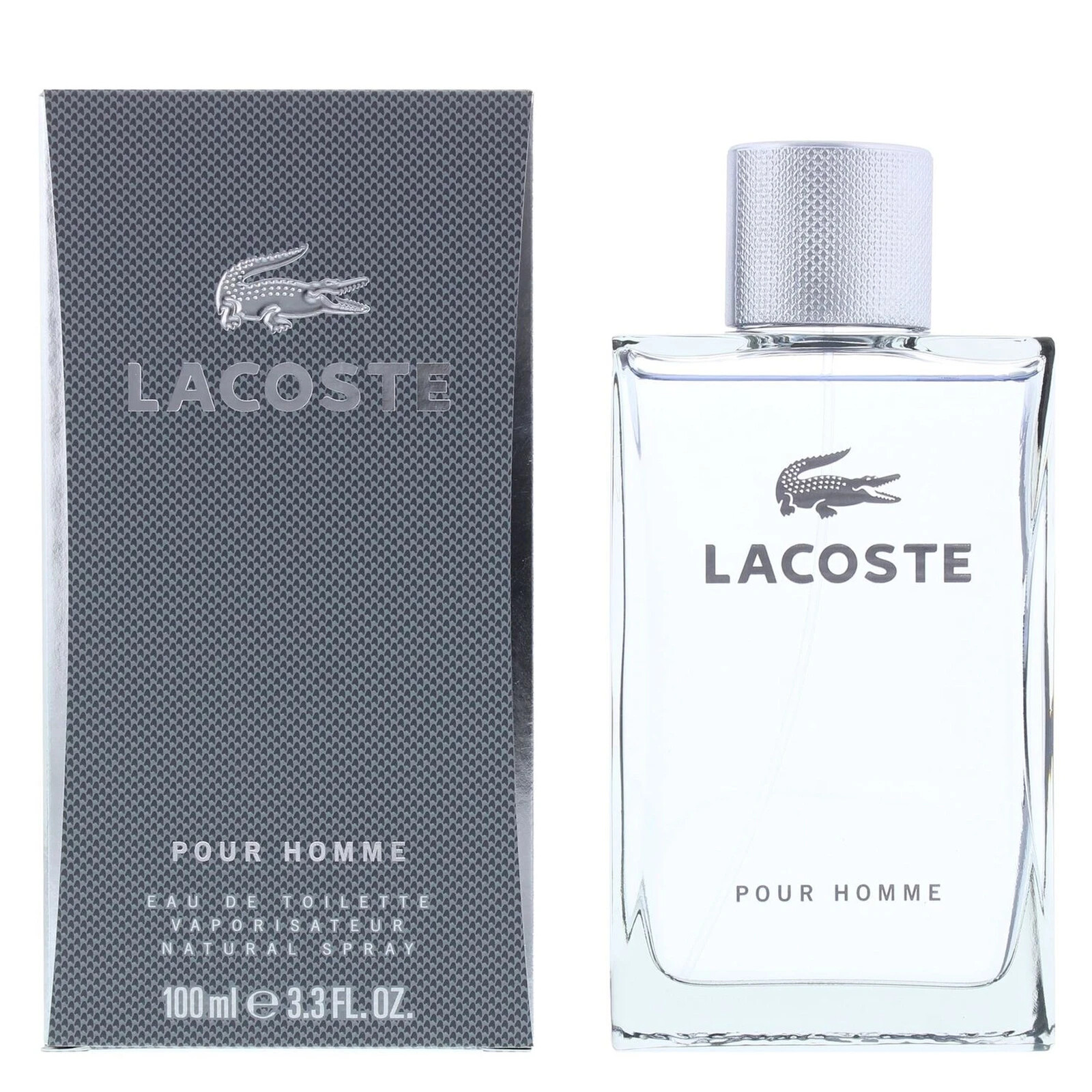 Men Lacoste Pour Homme 3.3oz 100ml Eau de Toilette Spray / New In Box / Rare