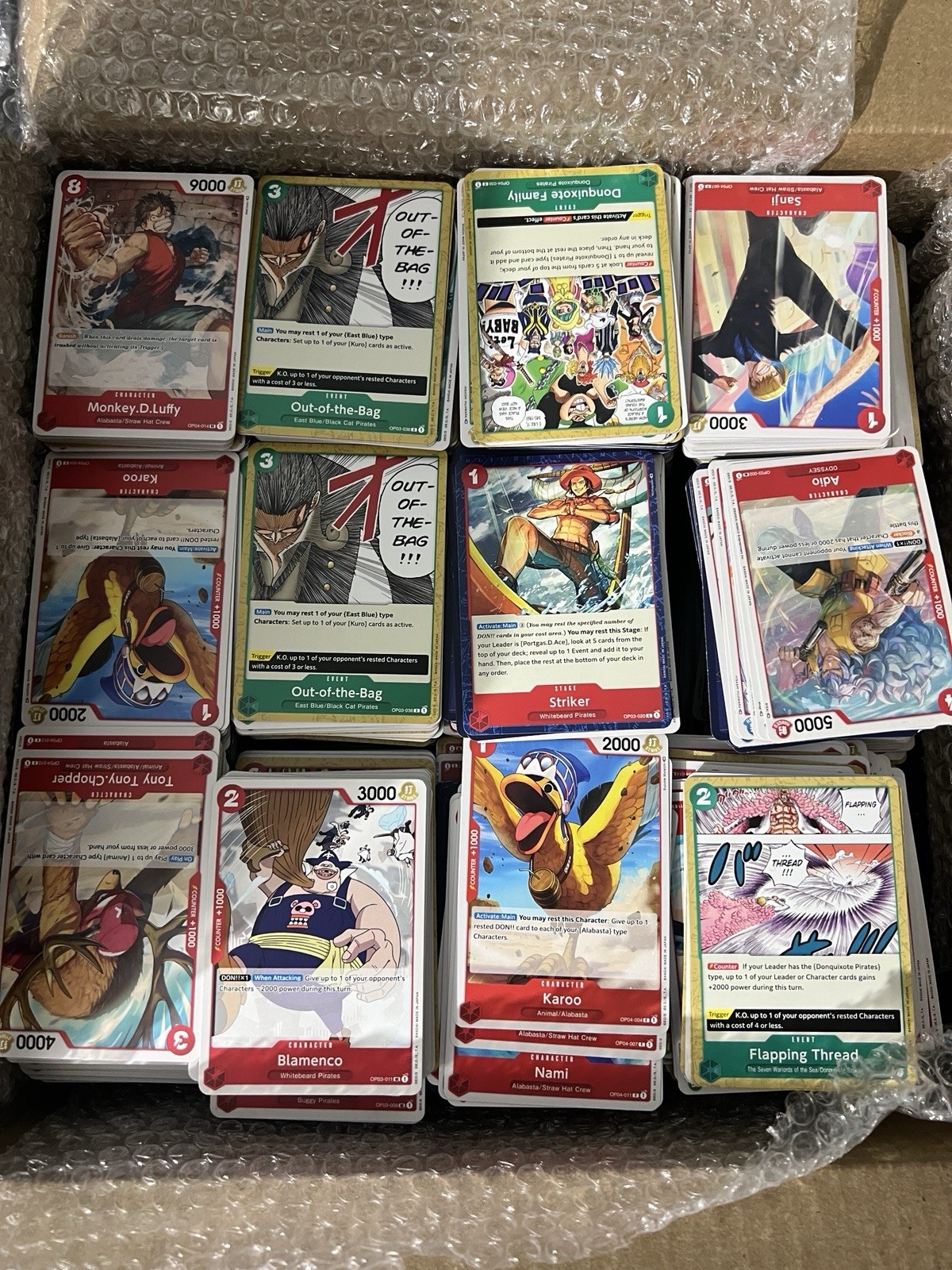 Massive Collection One Piece 5000 Cards Bulk Lot TCG Card Game