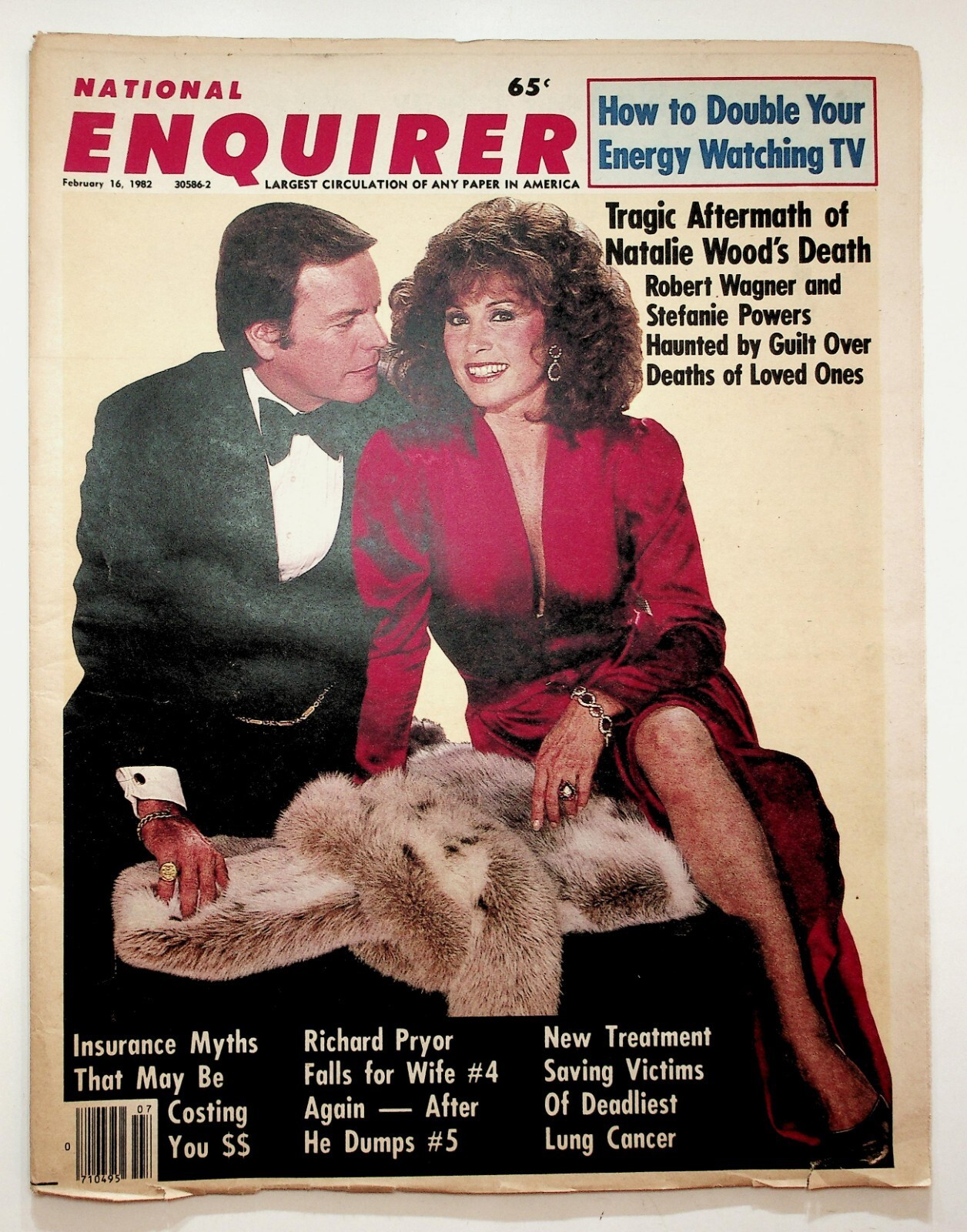 National Enquirer February 16 1982 Robert Wagner Natalie Wood Stefanie Powers