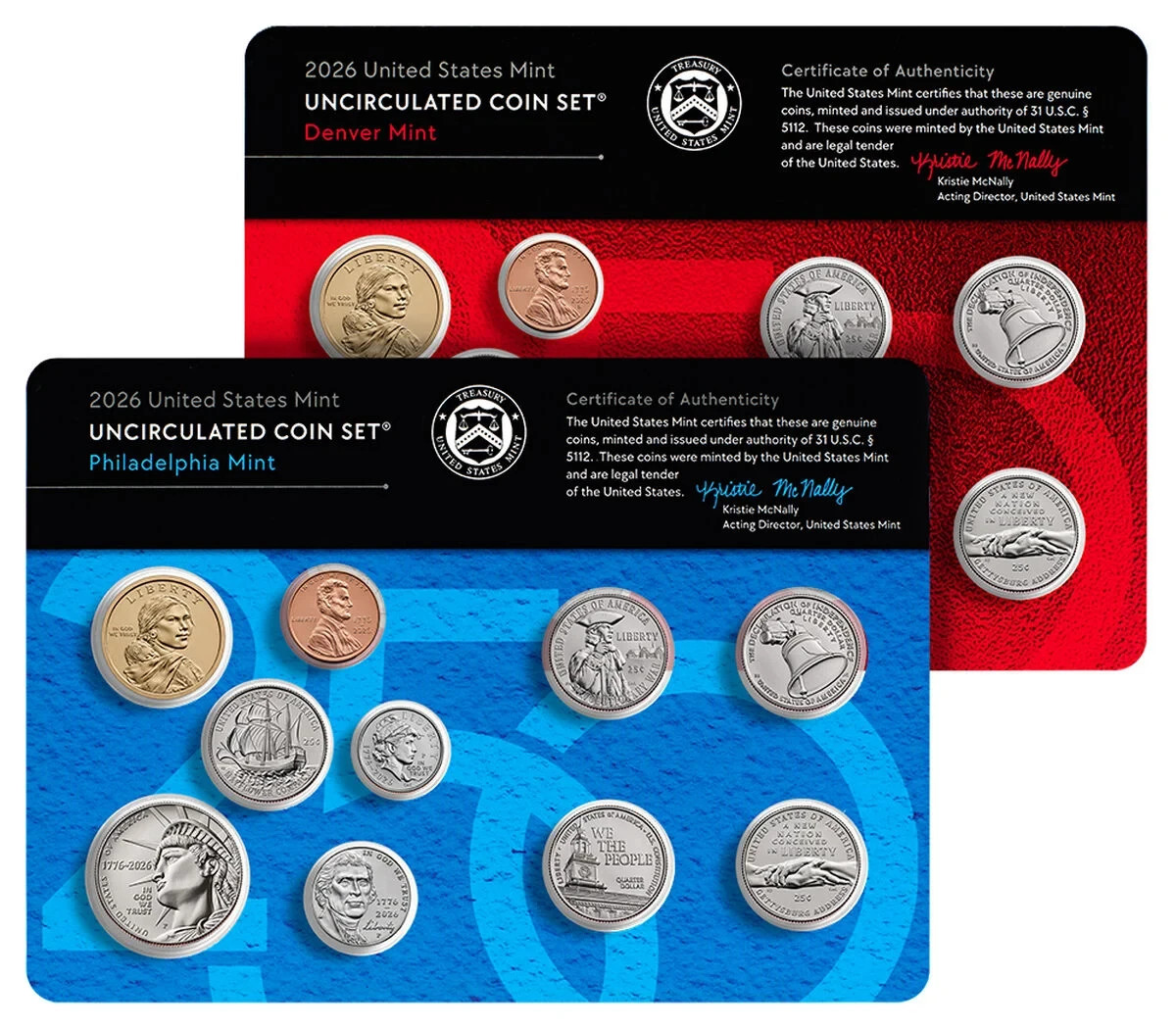 2026 US Mint Set P & D Uncirculated 20 Coins w/RARE Penny 🪙 - 26RJ -  SEALED