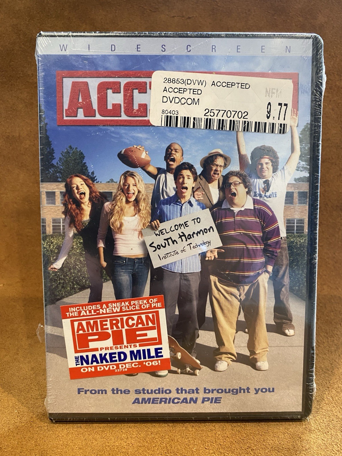 Accepted (DVD, 2006, Anamorphic Widescreen) BRAND NEW - SHIPS FAST