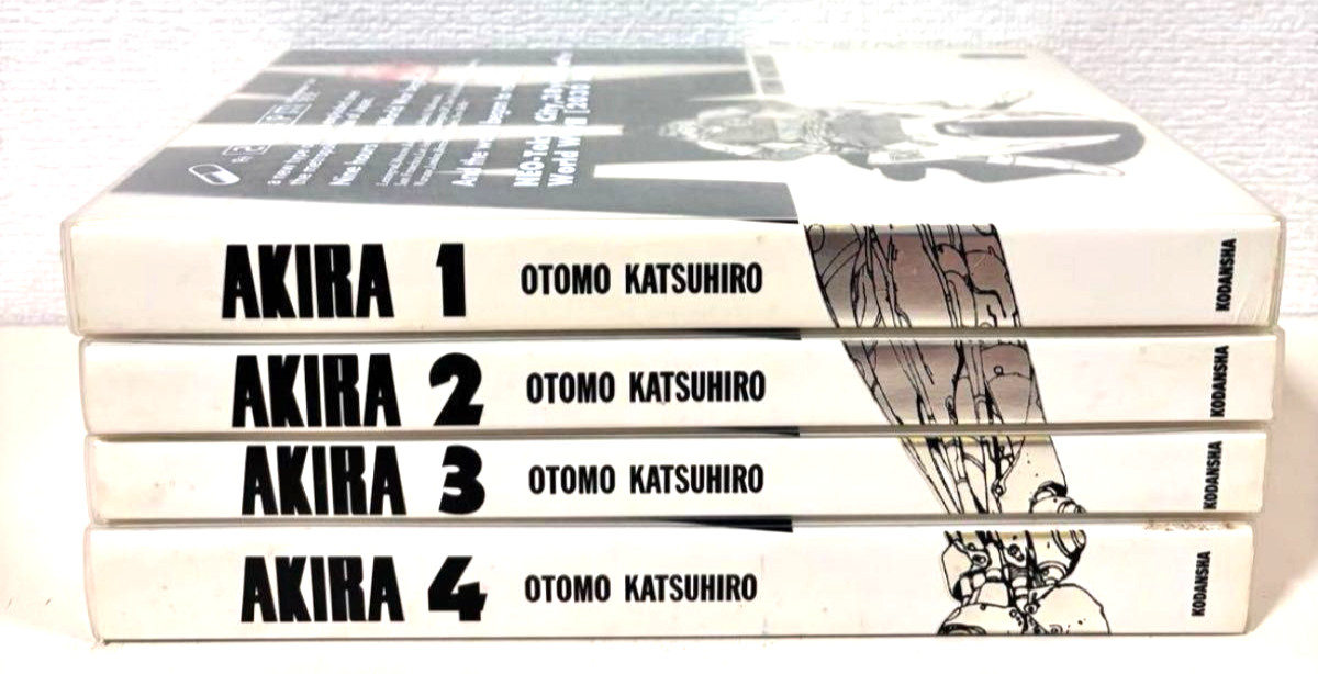 AKIRA Katsuhiro Otomo Full Color Complete Edition Vol. 1-4 First Edition Box Set