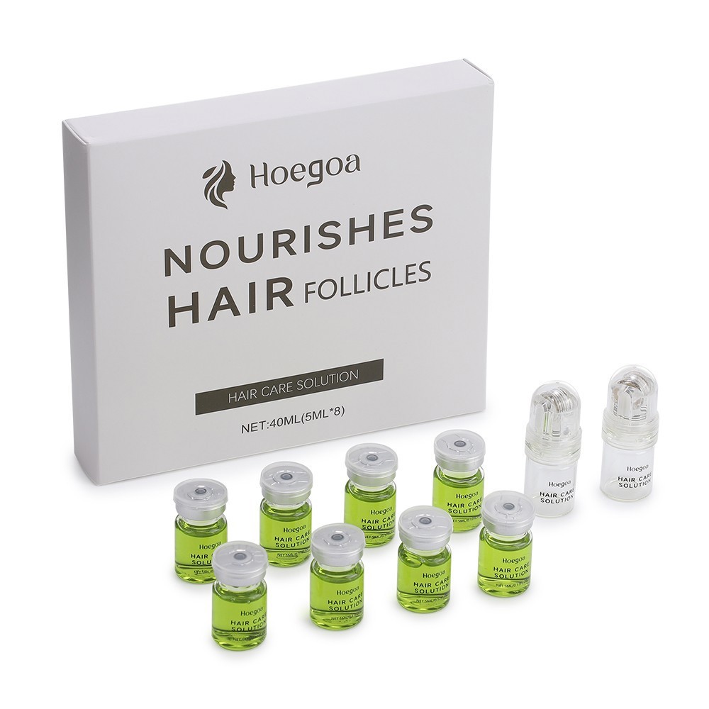 8-40PCS Microneedle Hair Roller Serum Nourishes Scalp,Hair Thickening Solution