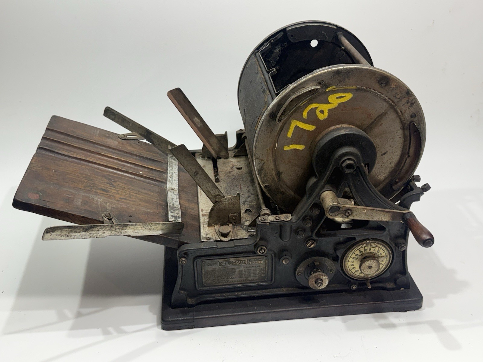 Antique A.B. Dick No. 77 Mimeograph Printing Machine Early 1900s Vintage 21460SN Antique A.B. Dick No. 77 Mimeograph Printing Machine Early 1900s Vintage 21460SN