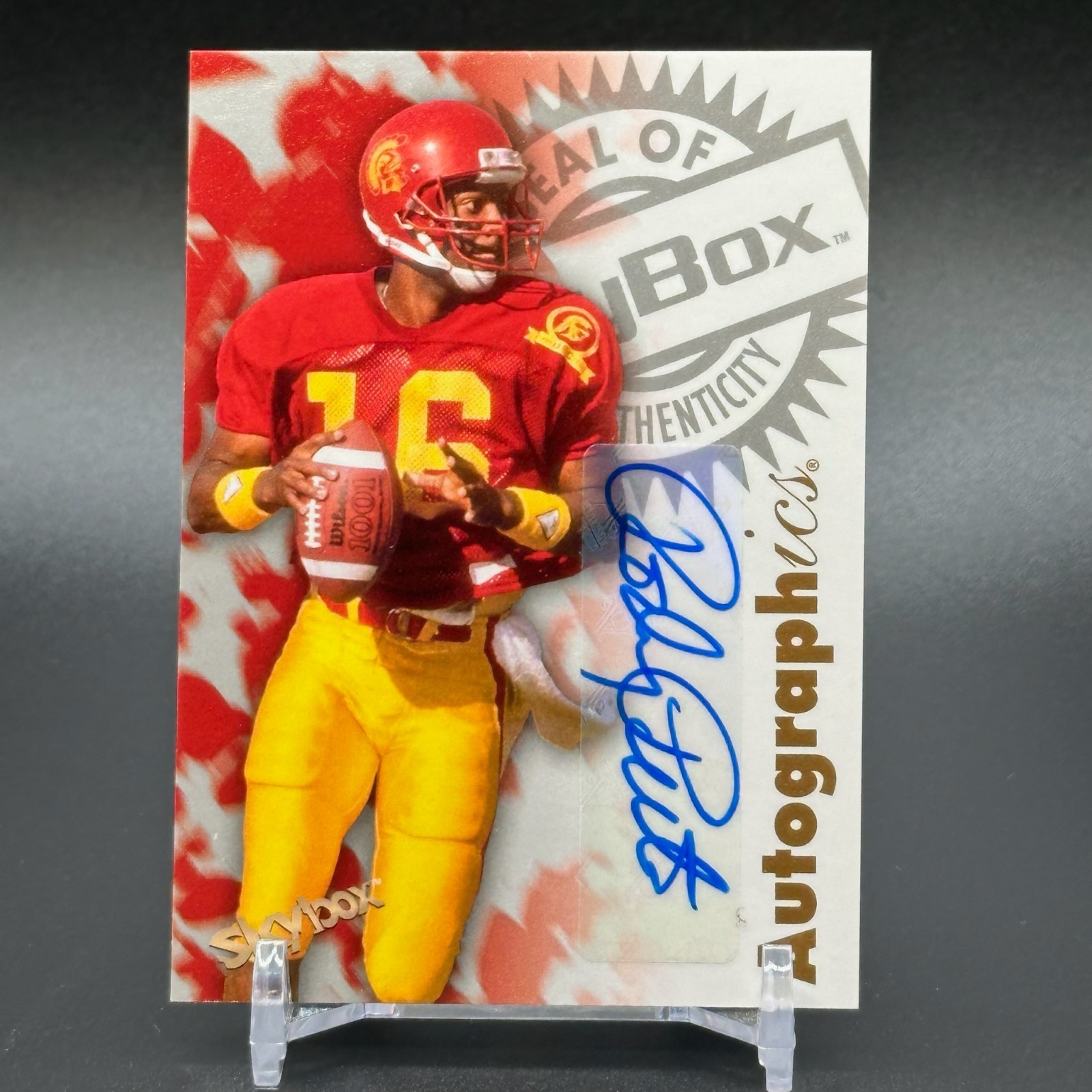 2012 Fleer Retro Ultra Autographics 1997 Rodney Peete Auto USC Trojans #97AU-RP