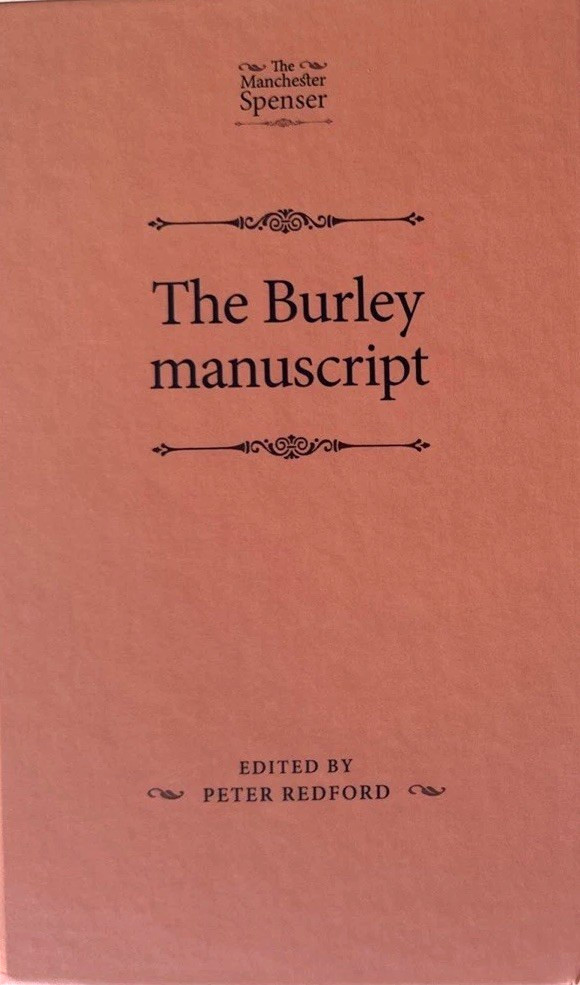 The Burley Manuscript(The Manchester Spenser) by Peter Redford *EXCELLENT* The Burley Manuscript(The Manchester Spenser) by Peter Redford *EXCELLENT*