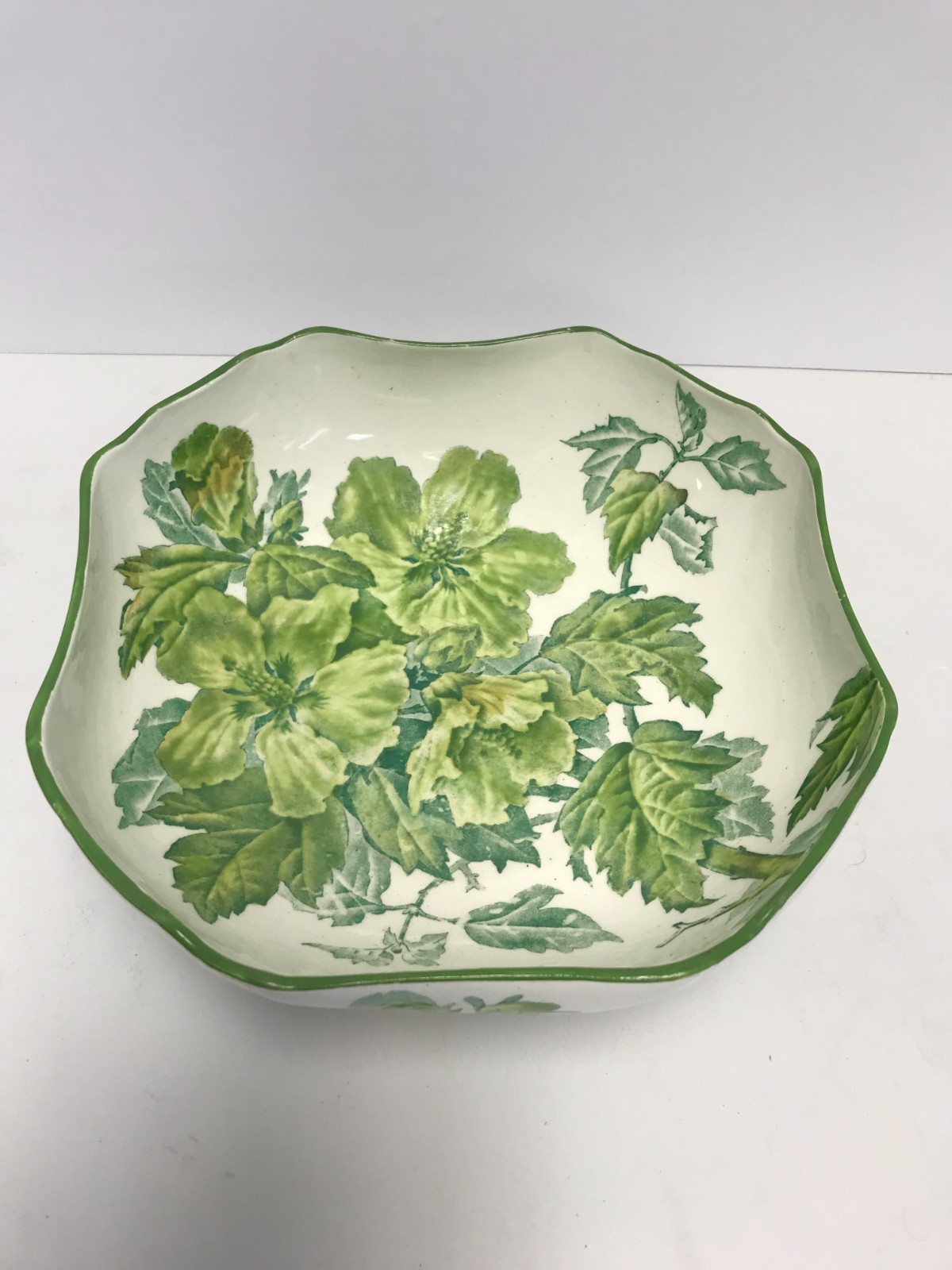 Vintage Cauldon England Green Ivy 10