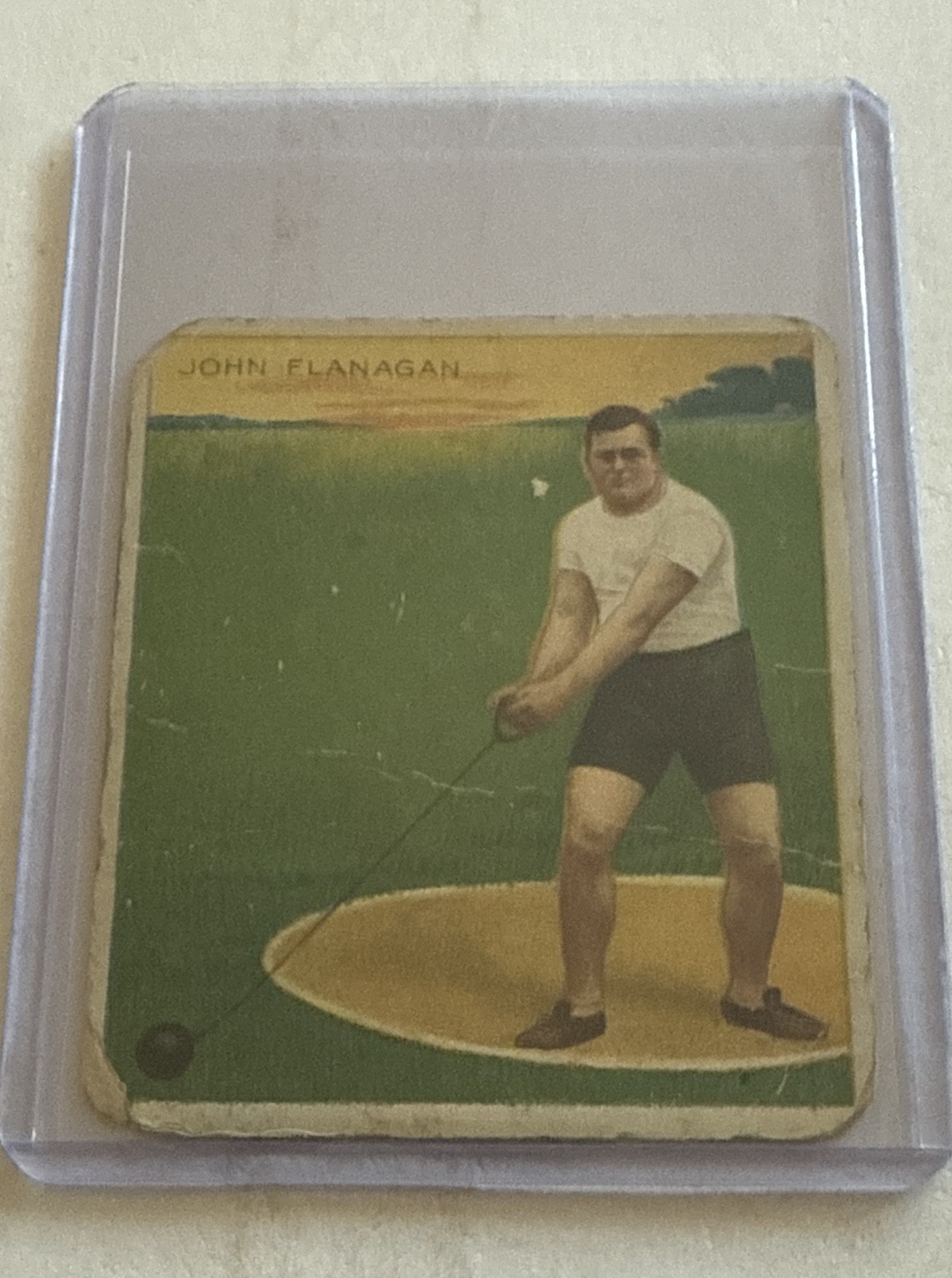 1910 ATC Champions - Tobacco T218 John Flanagan Mecca Back Full Body 1910 ATC Champions - Tobacco T218 John Flanagan Mecca Back Full Body