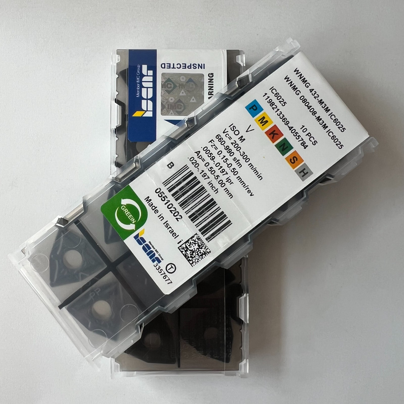 10Pcs/BOX ISCAR WNMG080408-M3M IC6025
