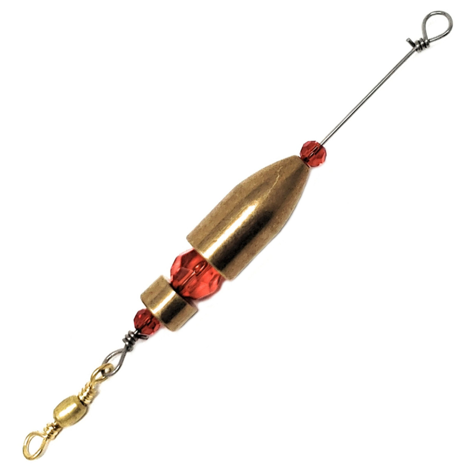 Reaction Tackle Carolina Rig Brass Ready Rig 6 Pack Bass Walleye Fishing Rigs