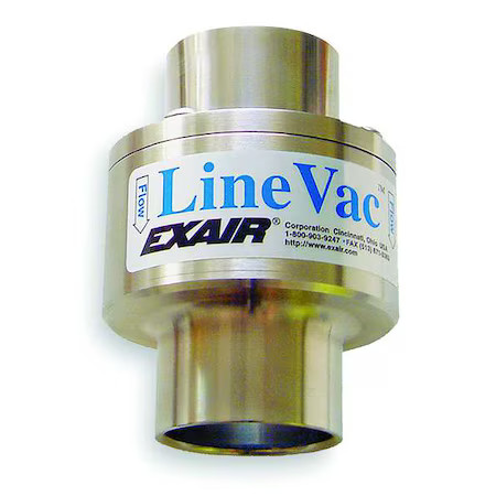 Exair 6060 Air Conveyor, Ss, 3/4 In. Hose, 10.7 Scfm Exair 6060 Air Conveyor, Ss, 3/4 In. Hose, 10.7 Scfm
