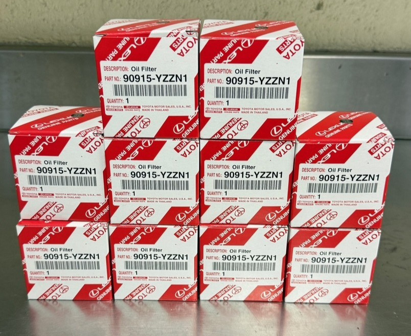 TOYOTA/LEXUS OIL FILTER 1 CASE OF 10 90915-YZZN1 TOYOTA/LEXUS OIL FILTER 1 CASE OF 10 90915-YZZN1