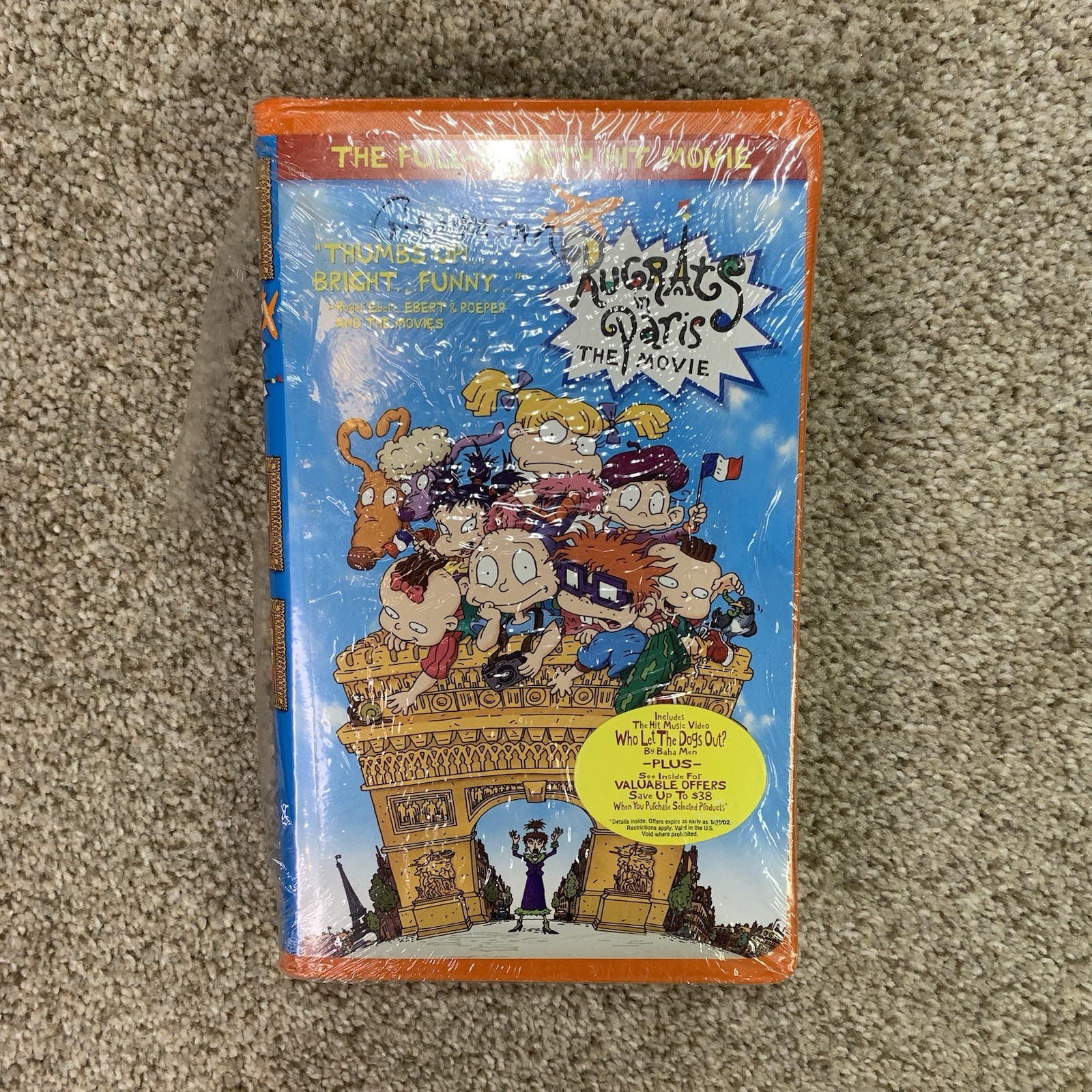 Rugrats In Paris The Movie VHS Video Tape Clam Shell Nickelodeon 2000 NEW *Read*