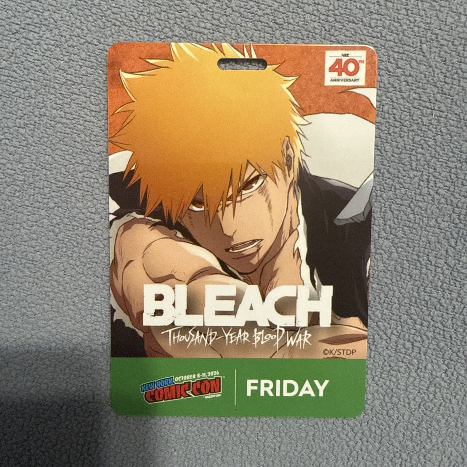 NYCC 2026 Single Day FRIDAY Badge New York Comic Con - IN HAND