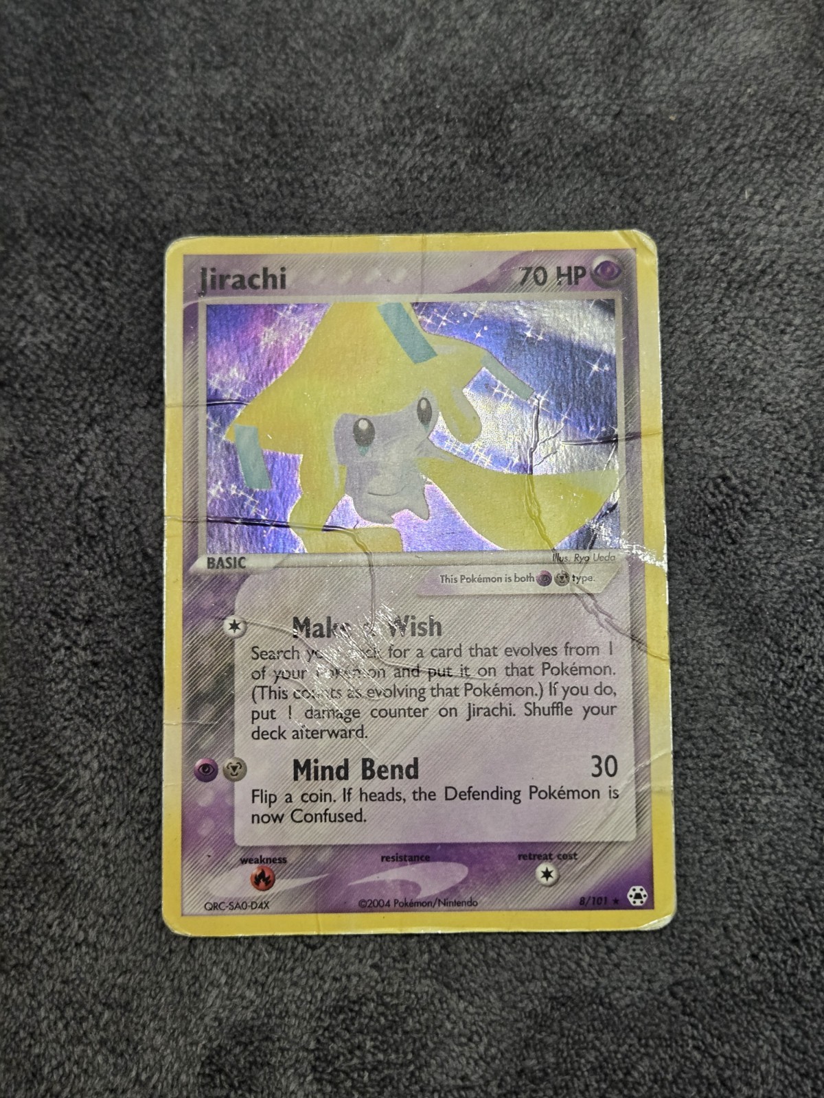 Jirachi 8/101 Hidden Legends Rare DMG Pokemon TCG Jirachi 8/101 Hidden Legends Rare DMG Pokemon TCG