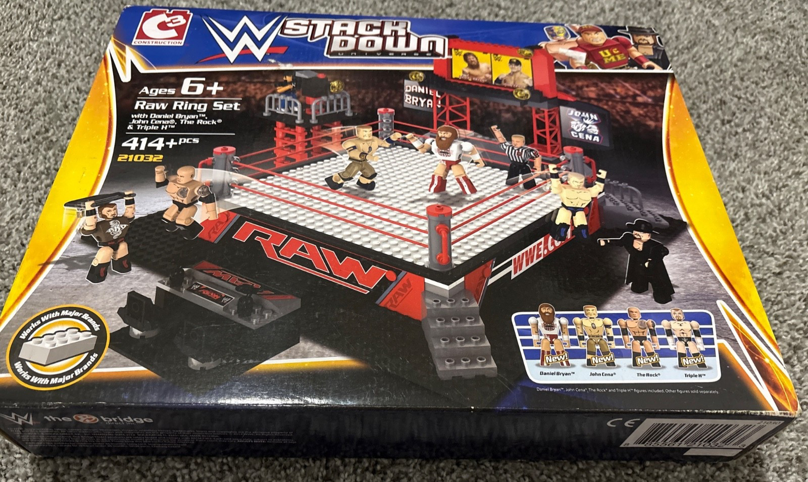 C3 Construction WWE StackDown Universe Raw Ring Set 21032 C3 Construction WWE StackDown Universe Raw Ring Set 21032