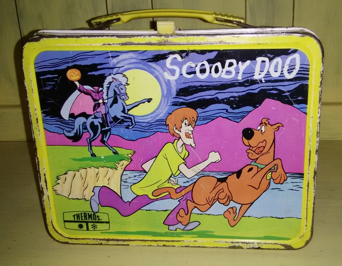 Vintage Scooby Doo Metal Lunchbox 1973 King Seeley Hanna Barbera 70s Nice Vintage Scooby Doo Metal Lunchbox 1973 King Seeley Hanna Barbera 70s Nice