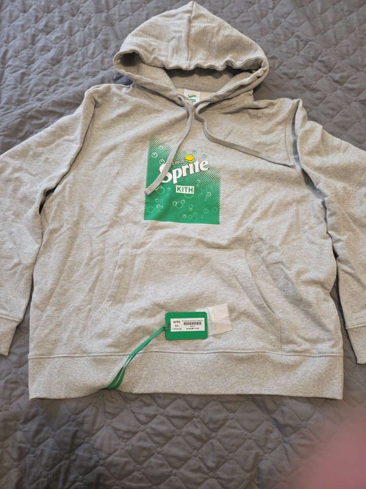 Men’s Kith Sprite Hoodie Sweatshirt pullover XXL  - 100% Authentic EUC
