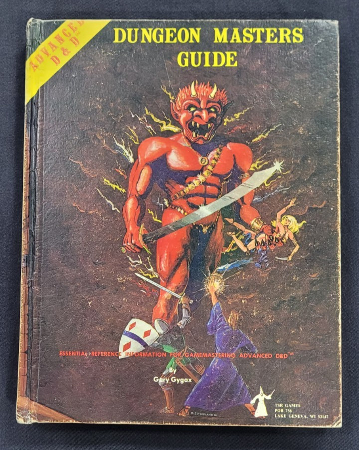 TSR Advanced Dungeons & Dragons AD&D 1E Dungeon Masters Guide FIRST PRINT GenCon TSR Advanced Dungeons & Dragons AD&D 1E Dungeon Masters Guide FIRST PRINT GenCon