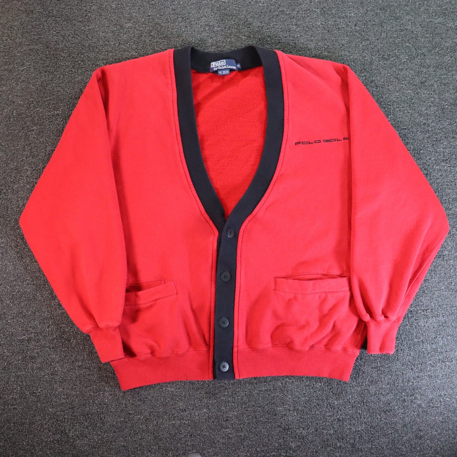 VTG Polo Ralph Lauren Sport Golf Medium P Wing 1992 Stadium Hi Tech Ski RL2000