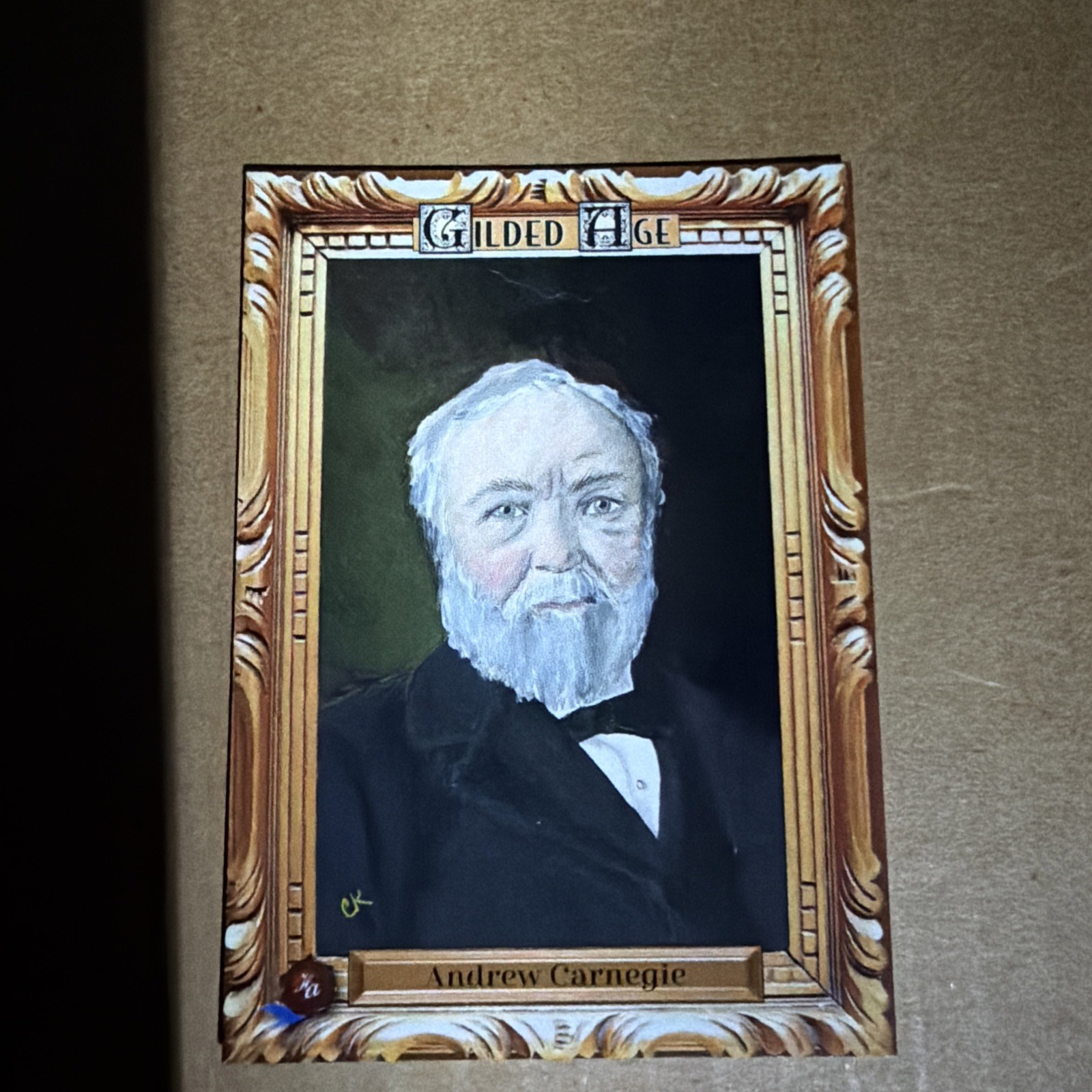 2022 Andrew Carnegie Portrait Gilded Age #’d /99. Pre-Owned