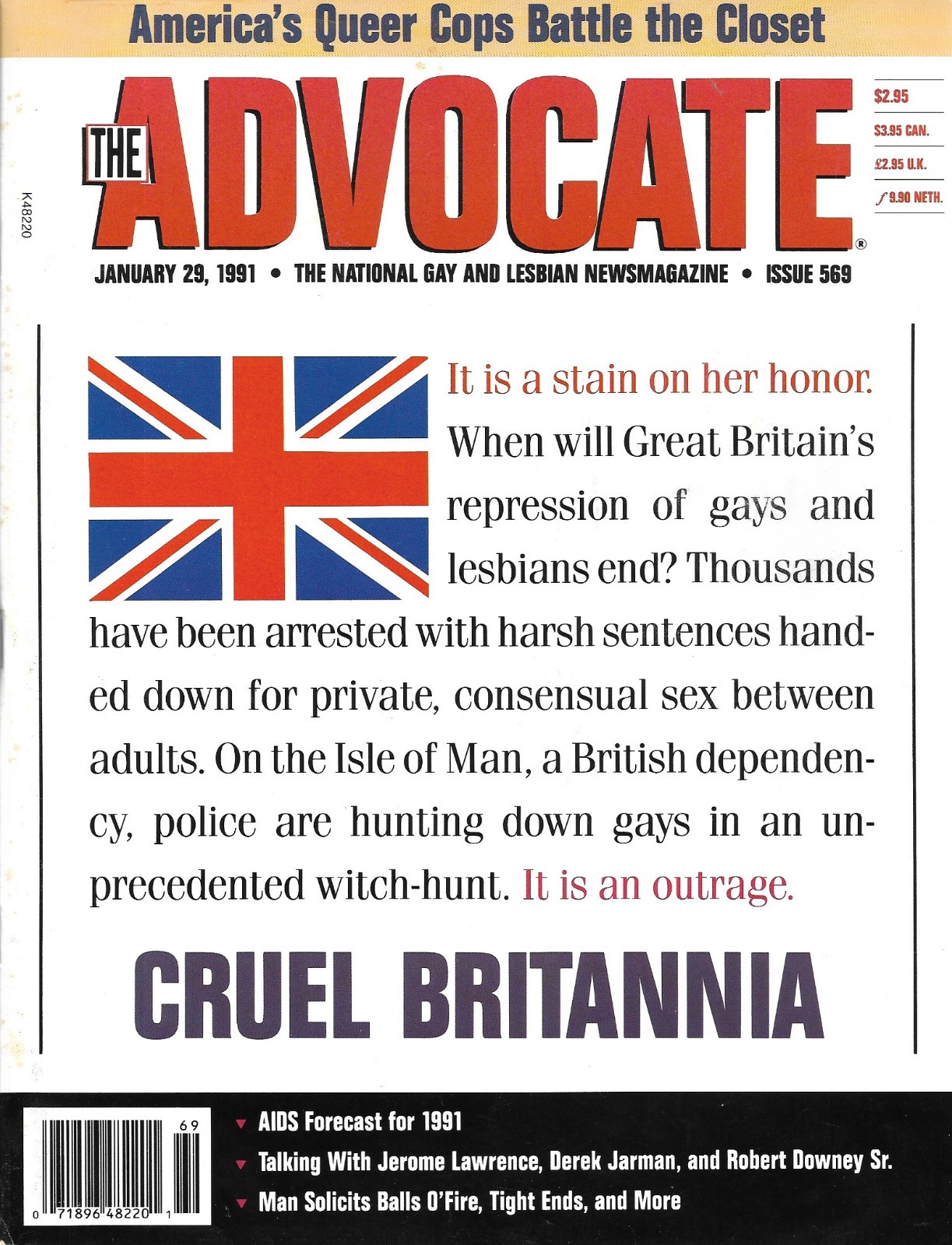 The Advocate magazine January 29, 1991 issue 569 The Advocate magazine January 29, 1991 issue 569