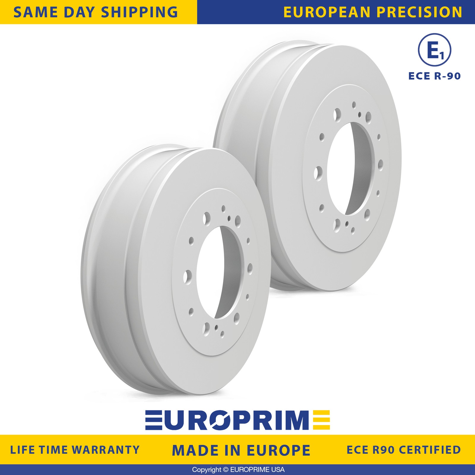 12.05 inch Rear Brake Drum Set for 2005-2019 Toyota Tacoma 2 PCS 4243104061 12.05 inch Rear Brake Drum Set for 2005-2019 Toyota Tacoma 2 PCS 4243104061