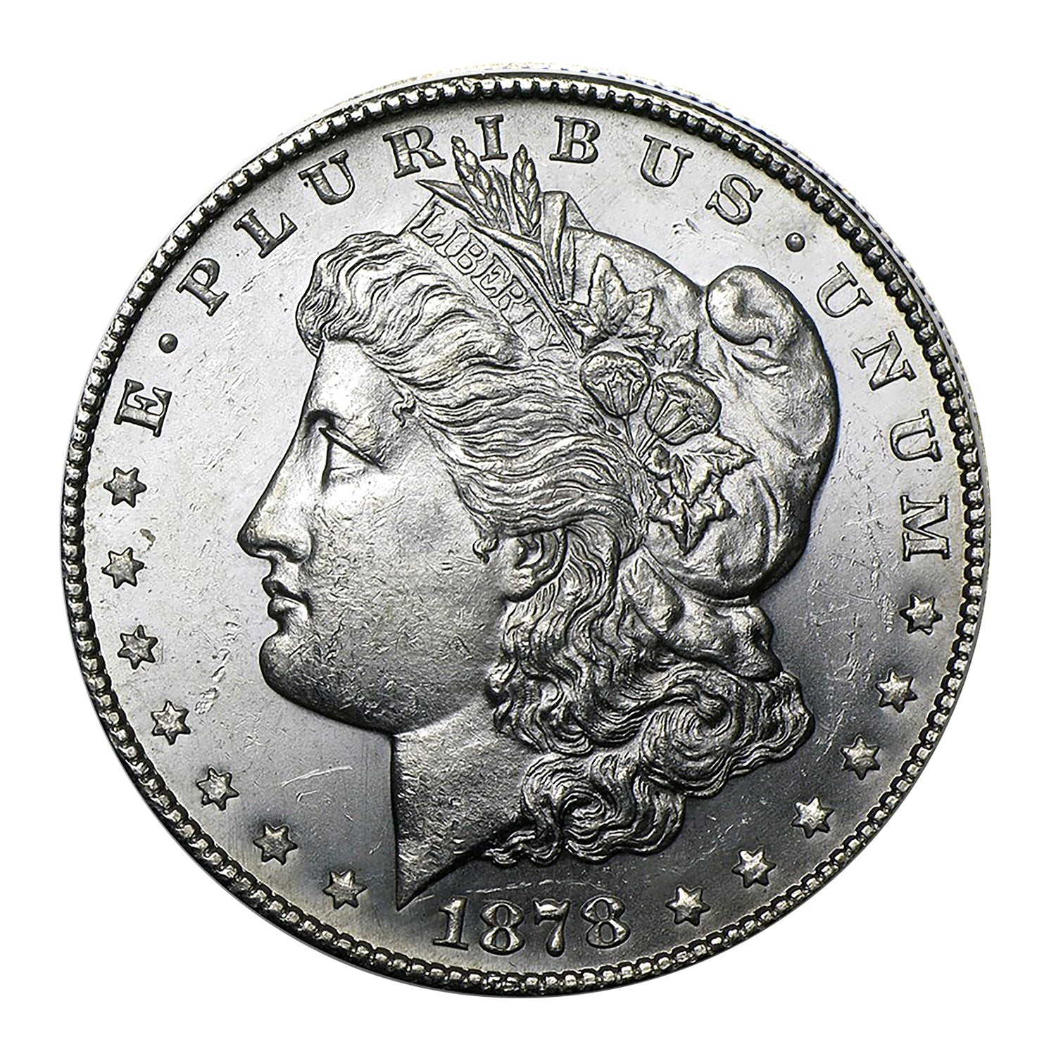 1878 CC Morgan $1 Brilliant Uncirculated BU 1878 CC Morgan $1 Brilliant Uncirculated BU