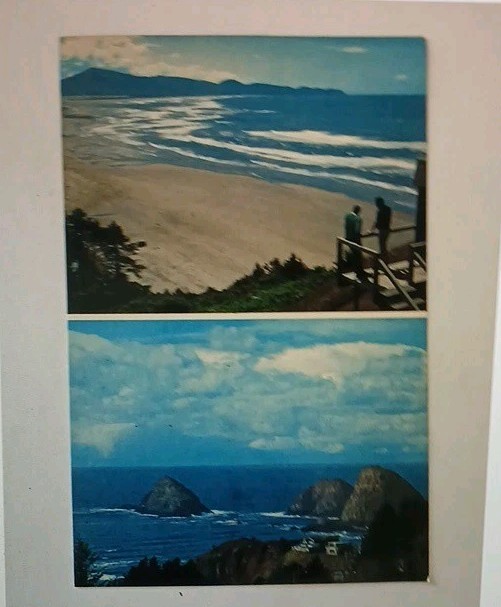 Hose On The Hill Post Card  Oceanside Oregon Maxwell Point Vintage