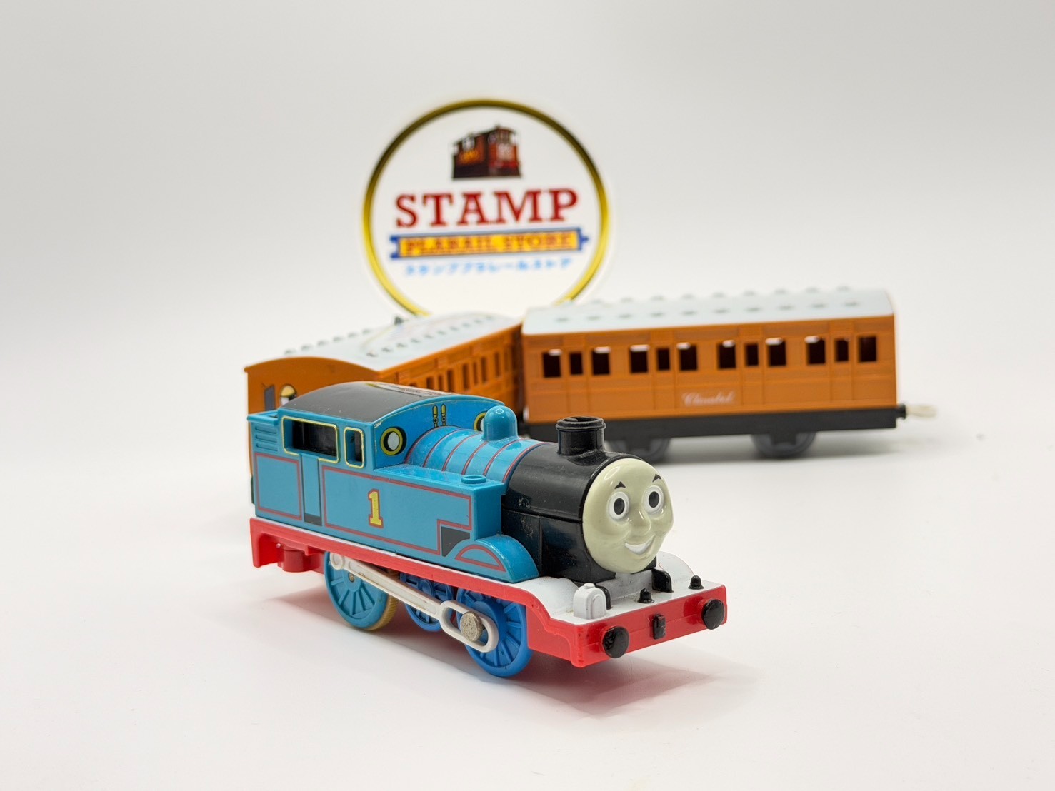 RARE Tomy Trackmaster Plarail Original Color Steam Along Thomas the Tank Engine RARE Tomy Trackmaster Plarail Original Color Steam Along Thomas the Tank Engine