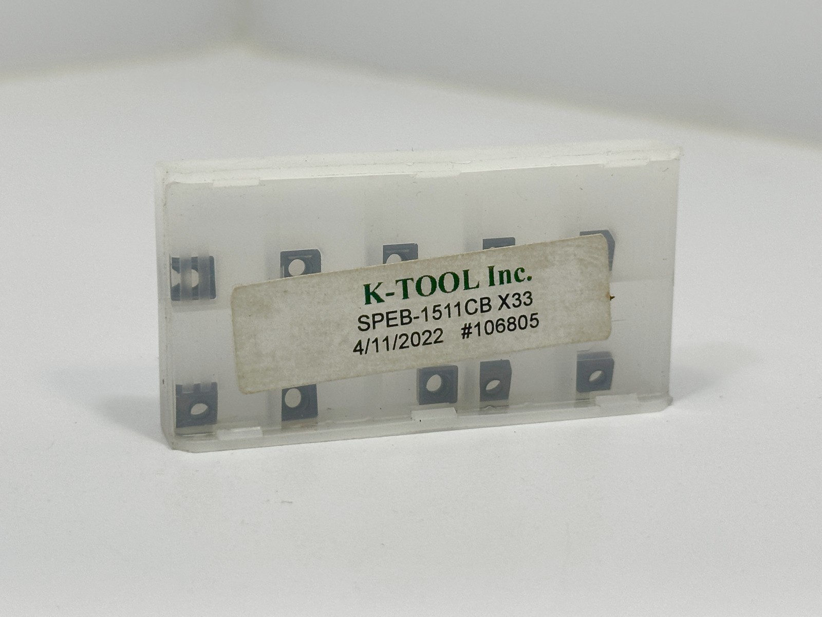 K-TOOL SPEB-1511 CB New Carbide Inserts Grade X33 10pcs