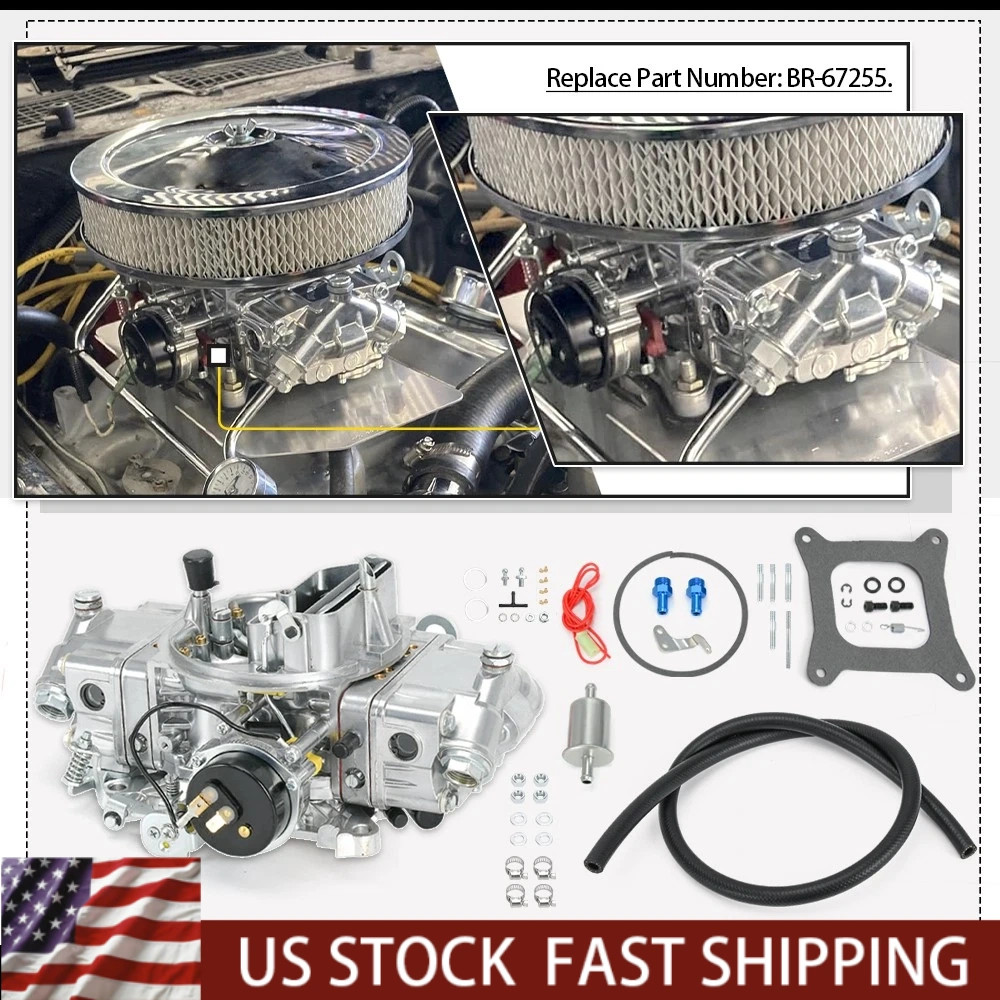 BR-67255 4 Barrel Carburetor Electric Fits For 650 CFM 4150 Model