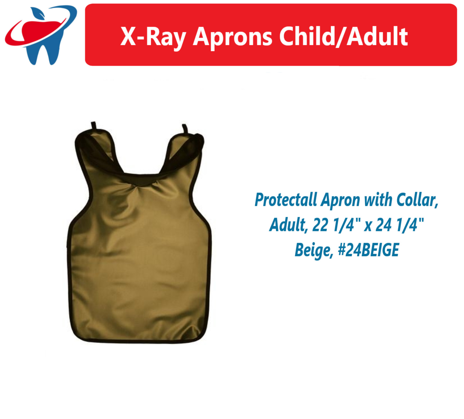 Medical Dental X-Ray Cling Shield Aprons Pano Protectall Adult/Child, Palmero