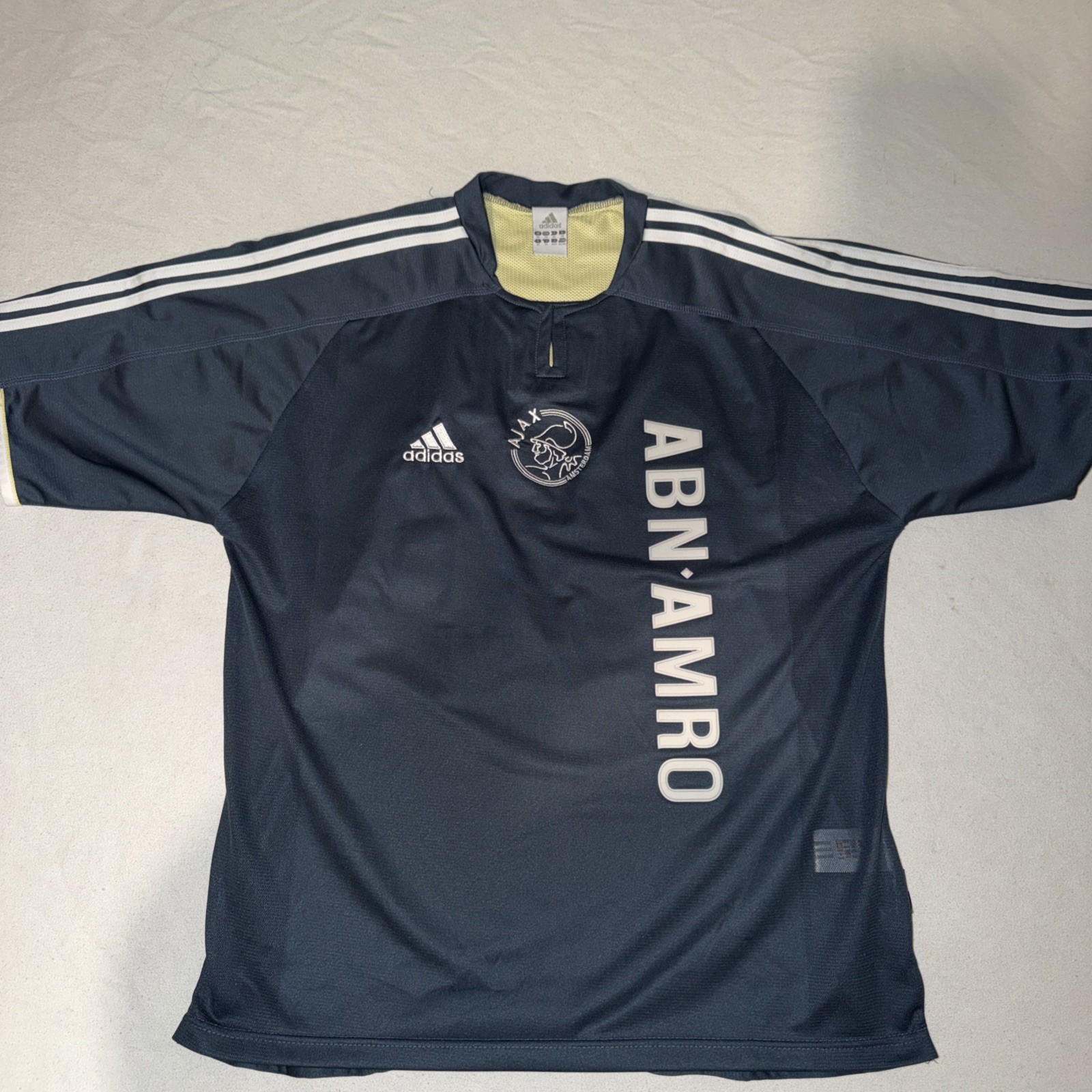 Vintage 2003/04 AFC Ajax Amsterdam Adidas Litmanen #20 XL  Away Soccer Jersey