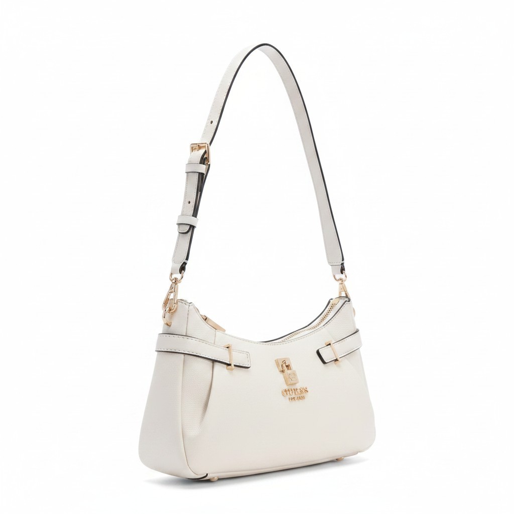 GUESS Yesba Small Shoulder Bag Off White Gold Hardware NWOT Imperfection GUESS Yesba Small Shoulder Bag Off White Gold Hardware NWOT Imperfection