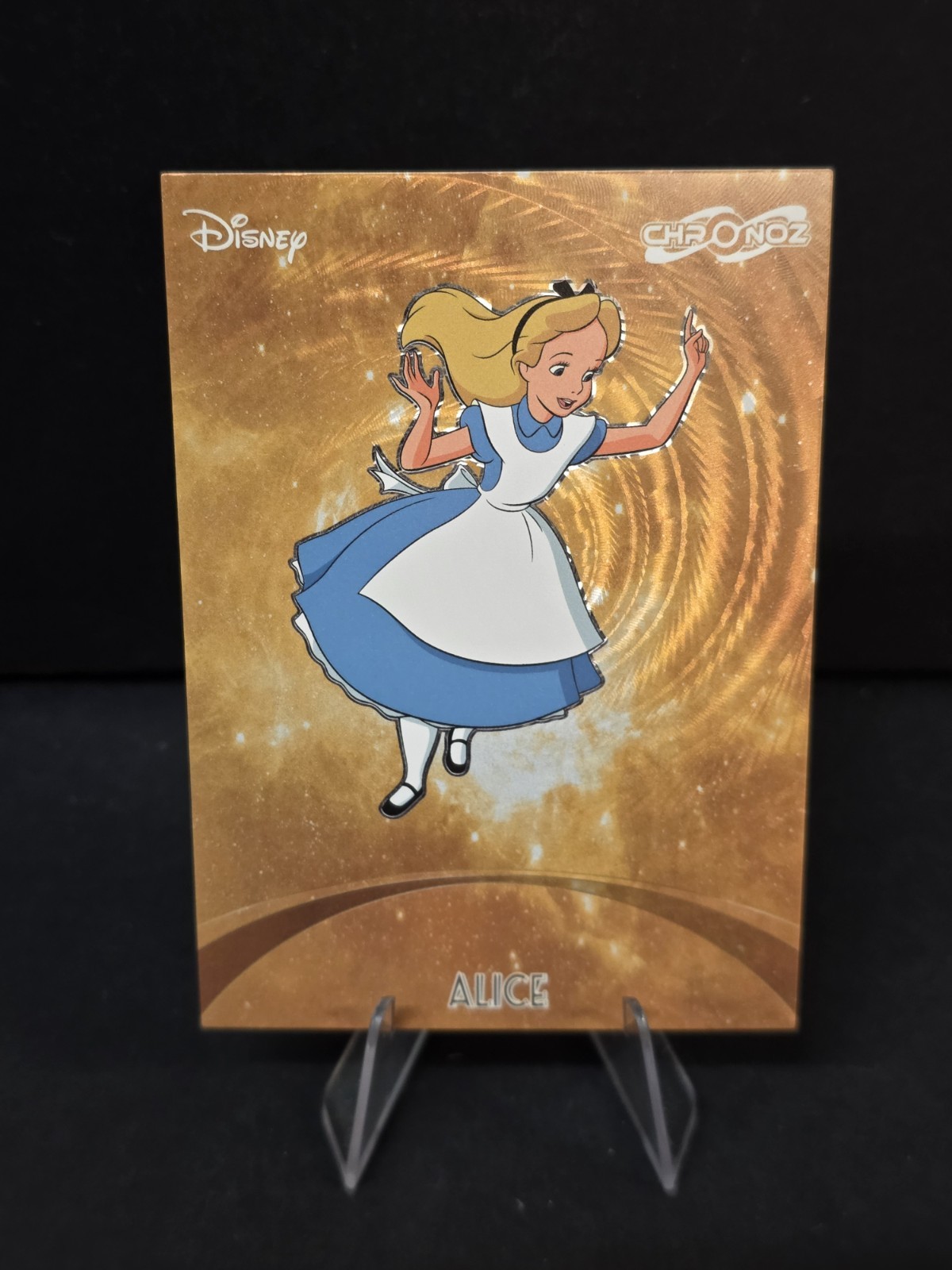 2026 CardFun ChronoZ Disney Legacy Alice in Wonderland Gold 4/10 SSP #CDL-CBG-13 2026 CardFun ChronoZ Disney Legacy Alice in Wonderland Gold 4/10 SSP #CDL-CBG-13