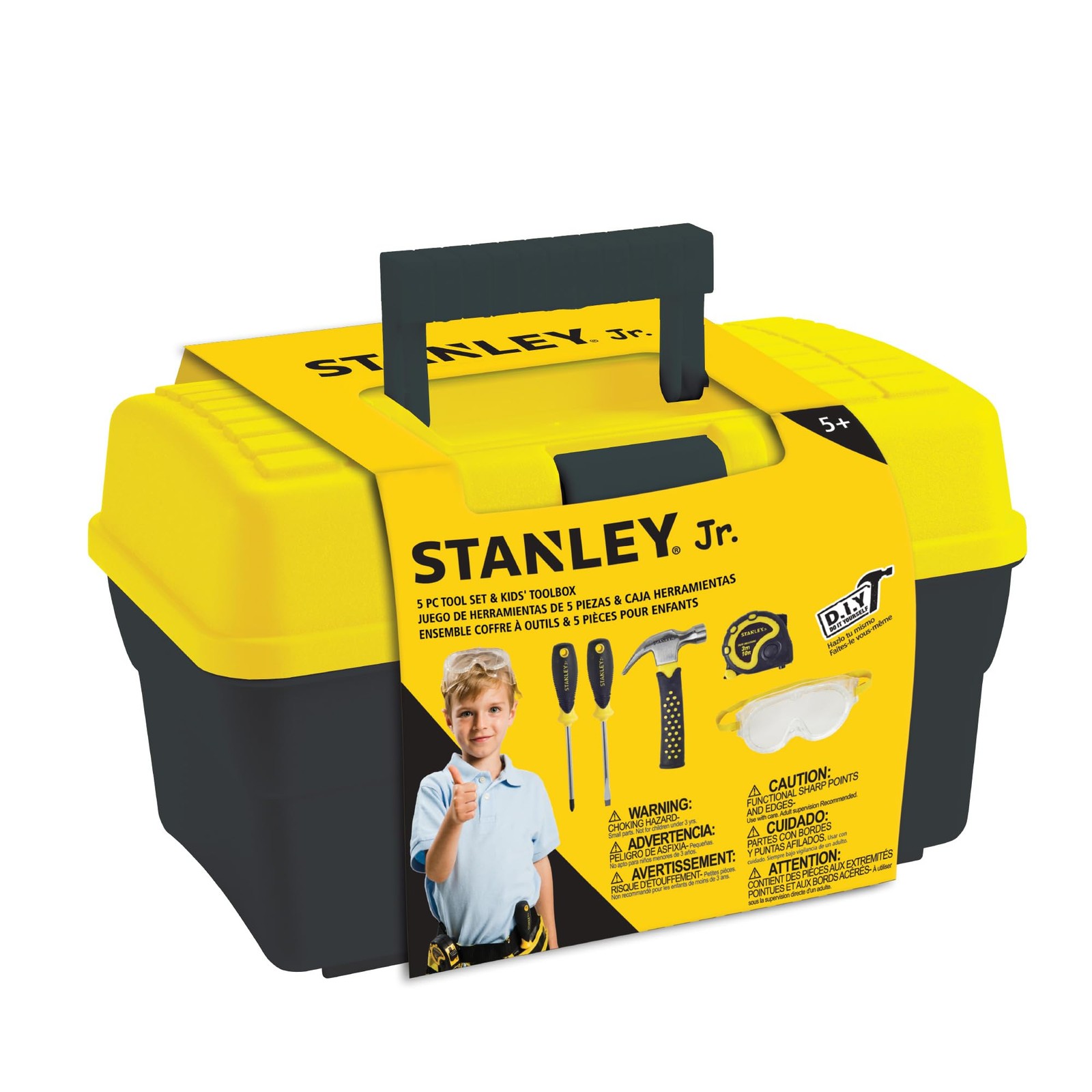 Stanley Jr - 5 Piece Toolset with Tool Box