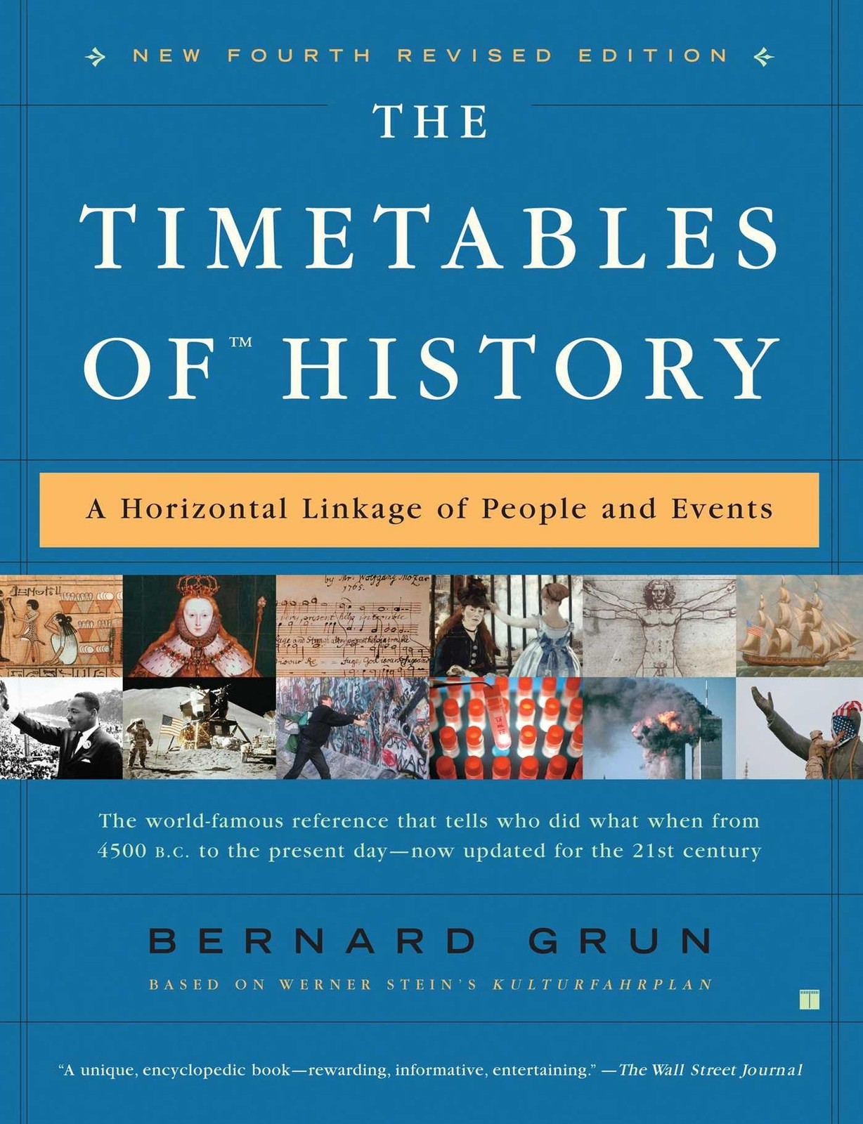 The Timetables of History by Bernard Grun - Paperback 4th Edition - GOOD