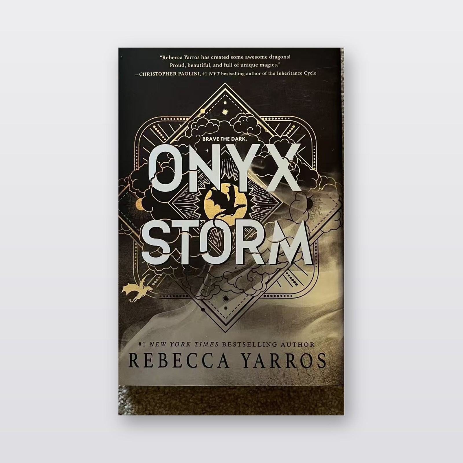Onyx Storm Rebecca Yarros Hardcover The Empyrean Book 3 Standard Edition New