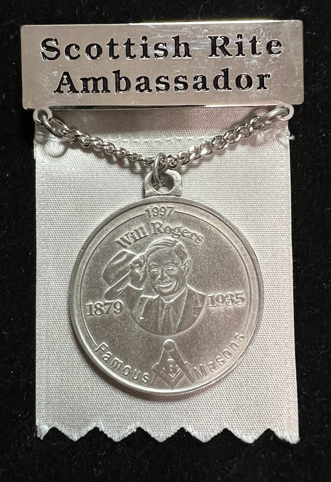 Scottish Rite Ambassador Medal Northern Masonic Jurisdiction with Case Scottish Rite Ambassador Medal Northern Masonic Jurisdiction with Case