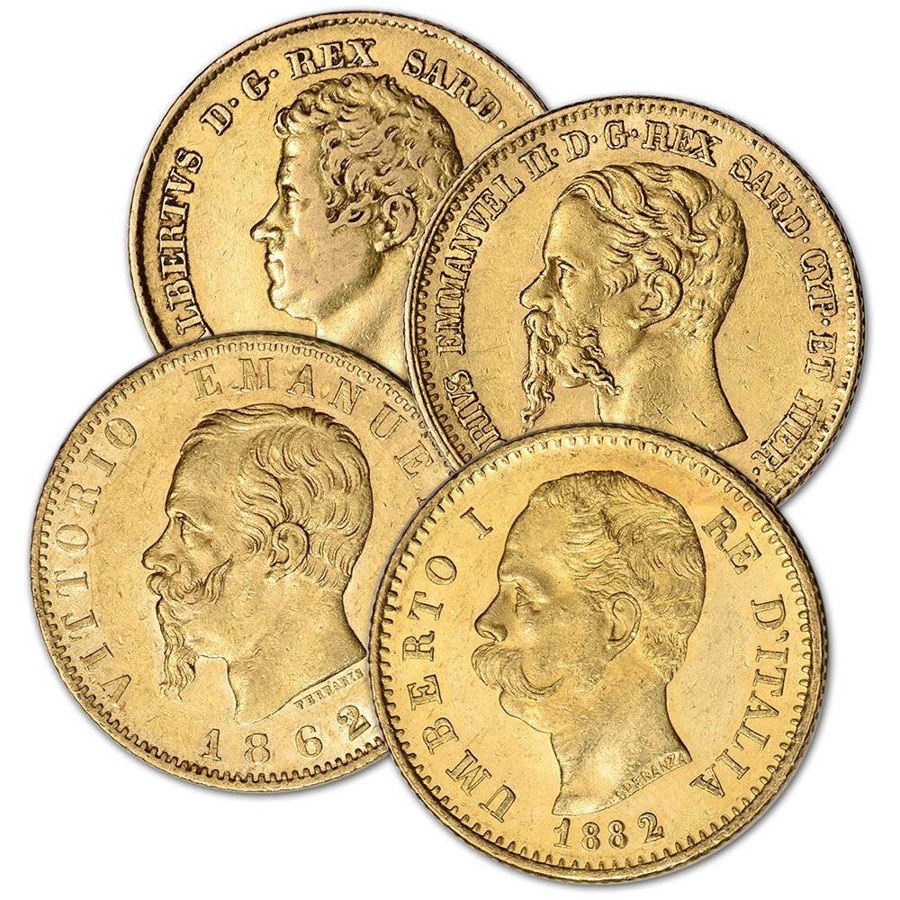 Italy Gold 20 Lire .1867 oz - XF/AU - Random Date
