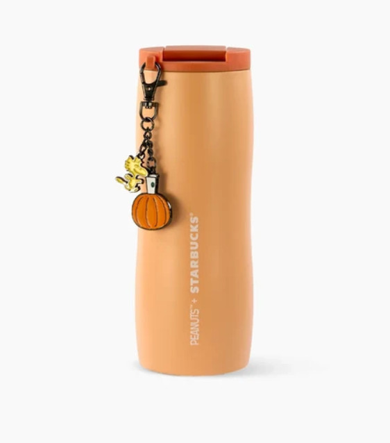USA PEANUTS x Starbucks Snoopy Fall Pumpkin Stainless Tumbler 16oz 2026 NEW, NWT