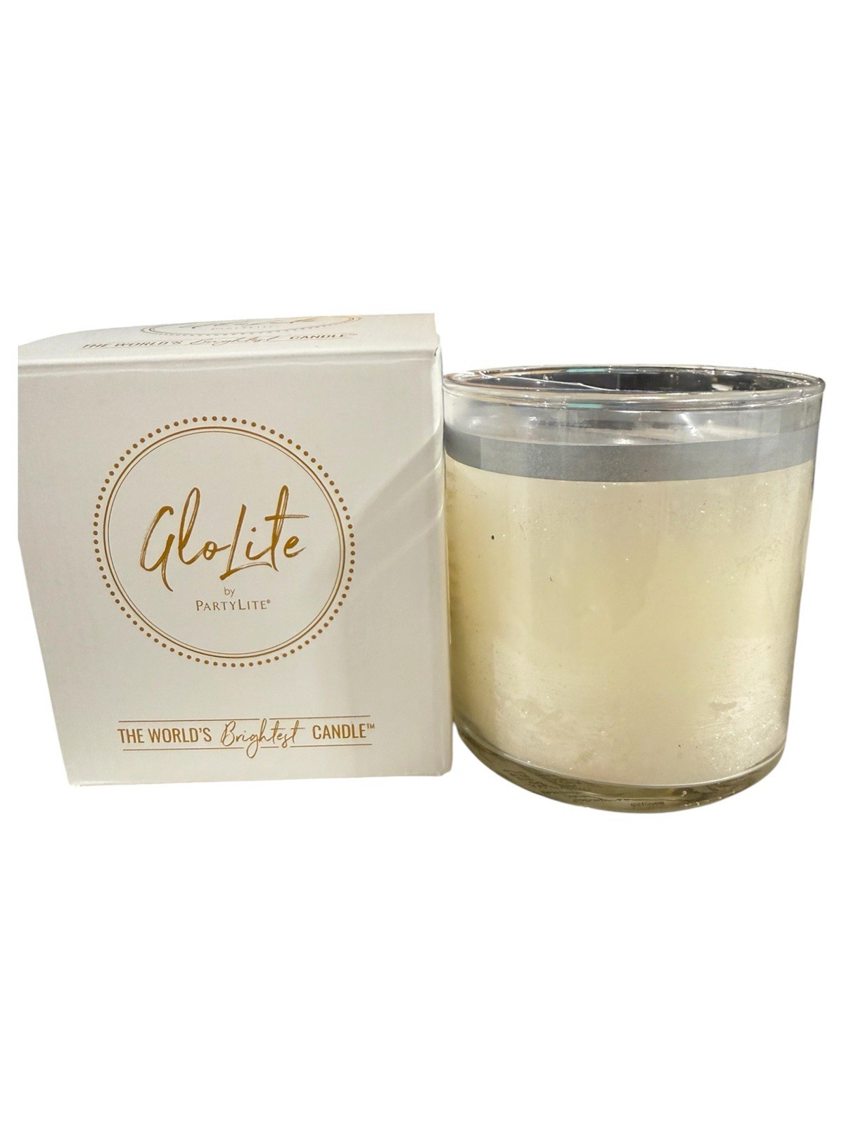 PartyLite GloLite Iced Snowberries™ Jar Candle 15.5oz NIB