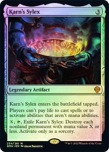 FOIL Karn's Sylex ~ Dominaria United [ NM ] [ Magic MTG ]