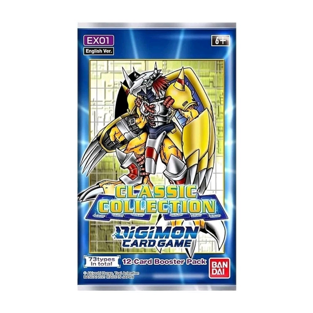 Digimon English Card Game - Classic Collection EX01 - BOOSTER PACK - New/Sealed