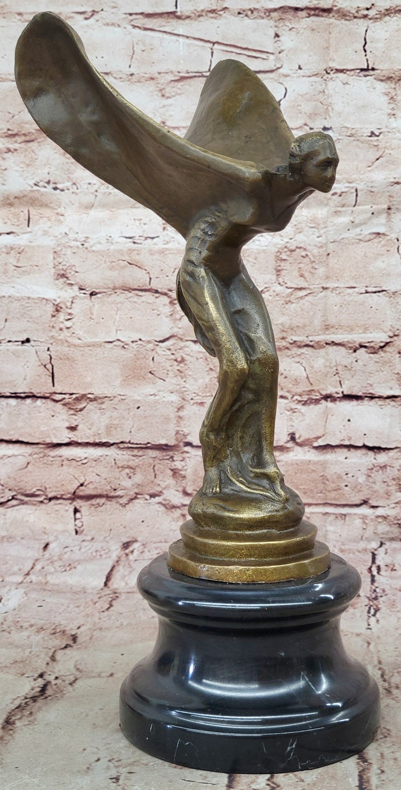 Rolls Royce `Spirit of Ecstasy` Bronze by Charles Sykes Home Office Decoration